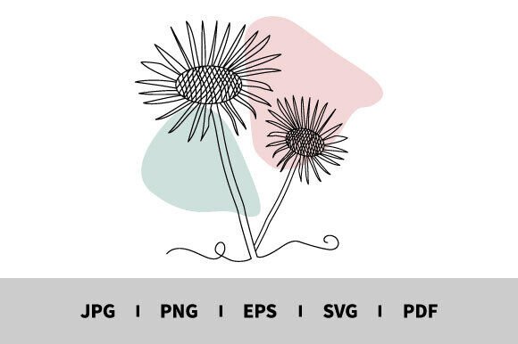 One Line Flower Vector: Premium Graphics & Illustrations
